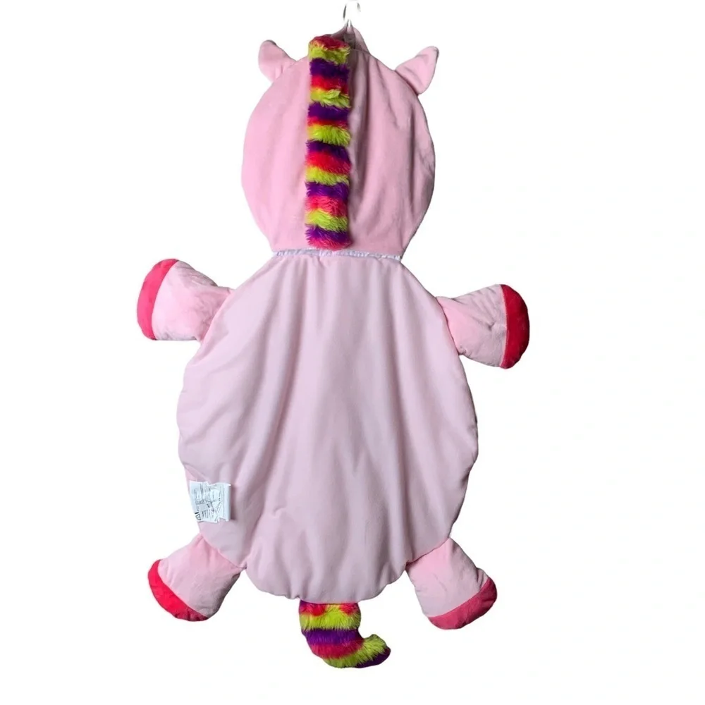 Little Tikes 3 in 1 Pink Stuffed Plush Pillow & Play Lounge Nap Pad Roll Up Ball